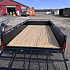 Black 2026 Canada Trailers 6 x 12 Open Utility