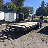 Black 2026 Canada Trailers 7 x 20 Equipment Trailer