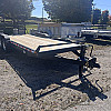 Black 2026 Canada Trailers 7 x 20 Equipment Trailer