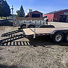 Black 2026 Canada Trailers 7 x 20 Equipment Trailer