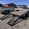 Black 2026 Canada Trailers 7 x 20 Equipment Trailer