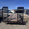 Black 2026 Canada Trailers 7 x 20 Equipment Trailer