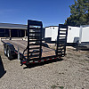 Black 2026 Canada Trailers 7 x 20 Equipment Trailer