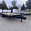 Black 2026 Canada Trailers 102 x 25ft 12 Ton Flatbed