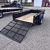 Black 2026 Canada Trailers 5 x 10 Utility - 3k Axle