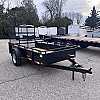 Black 2026 Canada Trailers 5 x 10 Utility - 3k Axle