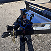 Black 2026 Canada Trailers 80" x 20ft Full Deck Tilt