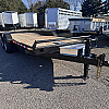 Black 2026 Canada Trailers 80" x 20ft Full Deck Tilt