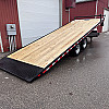 Black 2026 Canada Trailers 8 x 24 Deckover Tiltbed