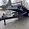Black 2026 Canada Trailers 8 x 24 Deckover Tiltbed