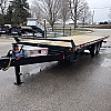 Black 2026 Canada Trailers 8 x 24 Deckover Tiltbed
