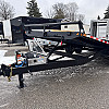 Black 2026 Canada Trailers 102 x 22ft Full Deck Power Tilt