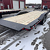 Black 2026 Canada Trailers 102 x 22ft Full Deck Power Tilt