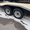 Black 2026 Canada Trailers 102 x 22ft Full Deck Power Tilt