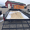 Black 2026 Canada Trailers 7 x 14 Utility Trailer