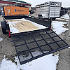 Black 2026 Canada Trailers 7 x 14 Utility Trailer