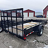 Black 2026 Canada Trailers 7 x 14 Utility Trailer