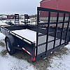 Black 2026 Canada Trailers 7 x 12 Utility Trailer