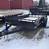 Black 2026 Canada Trailers 7 x 12 Utility Trailer