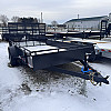 Black 2026 Canada Trailers 7 x 12 Utility Trailer