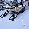 Black 2026 Canada Trailers 7 x 16 Equipment Trailer