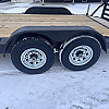 Black 2026 Canada Trailers 7 x 16 Equipment Trailer