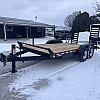 Black 2026 Canada Trailers 7 x 16 Equipment Trailer