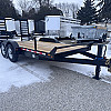 Black 2026 Canada Trailers 7 x 16 Equipment Trailer