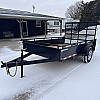 Black 2026 Canada Trailers 6 x 10 Utility Trailer