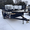 Black 2026 Canada Trailers 6 x 10 Utility Trailer
