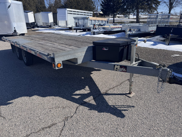 Galvanized 2013 Miska Trailers 16ft Deckover