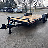 Black 2026 Canada Trailers 7 x 21ft Gravity Tilt