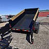 Black 2026 Canada Trailers 6 x 12 Dump Trailer