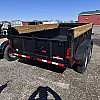 Black 2026 Canada Trailers 6 x 12 Dump Trailer