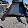 Black 2026 Canada Trailers 6 x 10 Dump Trailer