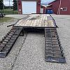 Black 2022 Miska Trailers 102 x 20ft Tri-Axle Deckover