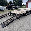 Black 2022 Miska Trailers 102 x 20ft Tri-Axle Deckover