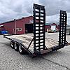 Black 2022 Miska Trailers 102 x 20ft Tri-Axle Deckover