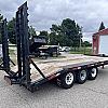 Black 2022 Miska Trailers 102 x 20ft Tri-Axle Deckover