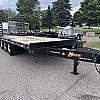 Black 2022 Miska Trailers 102 x 20ft Tri-Axle Deckover