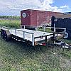 Black 2022 Load Trail 83" x 18ft Equipment Trailer