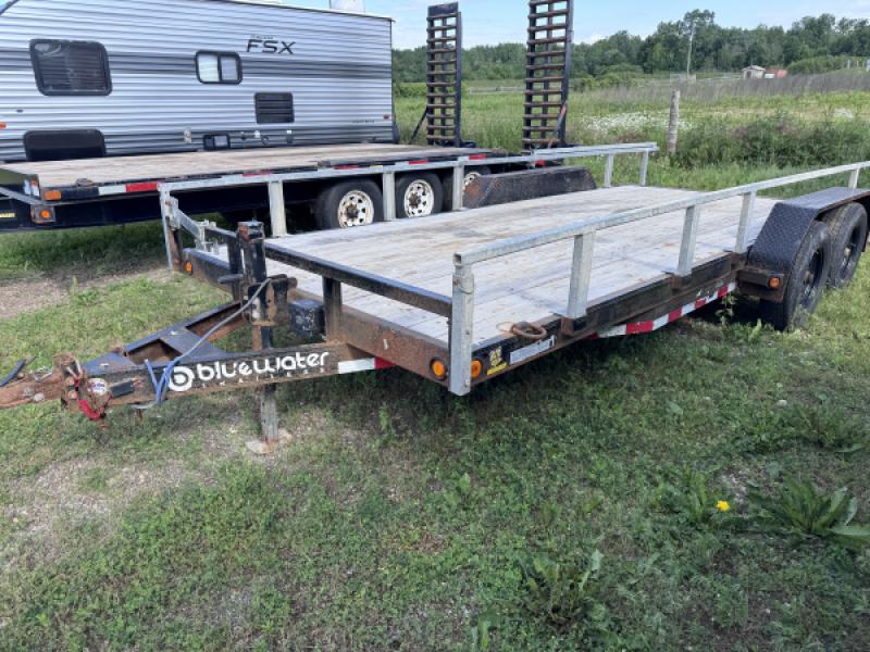Black 2022 Load Trail 83" x 18ft Equipment Trailer
