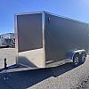 Silver 2026 Bearco 7 x 16 x 7ft Tall Aluminum Cargo Trailer