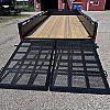 Black 2027 Canada Trailers 80" x 18ft Open Landscape