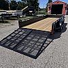 Black 2027 Canada Trailers 80" x 18ft Open Landscape