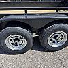 Black 2027 Canada Trailers 80" x 18ft Open Landscape