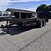 Black 2027 Canada Trailers 80" x 18ft Open Landscape