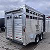 Silver 2027 AgHAUL 7 x 16 x 7ft Tall Aluminum
