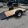Black 2027 Canada Trailers 6 x 12 Manual Tiltbed