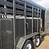 Gray 2026 CornPro 6'8" x 16 x 7'6" Tall Bumper Pull 2 - 5,000lb Axles at Belore Trailer Sales